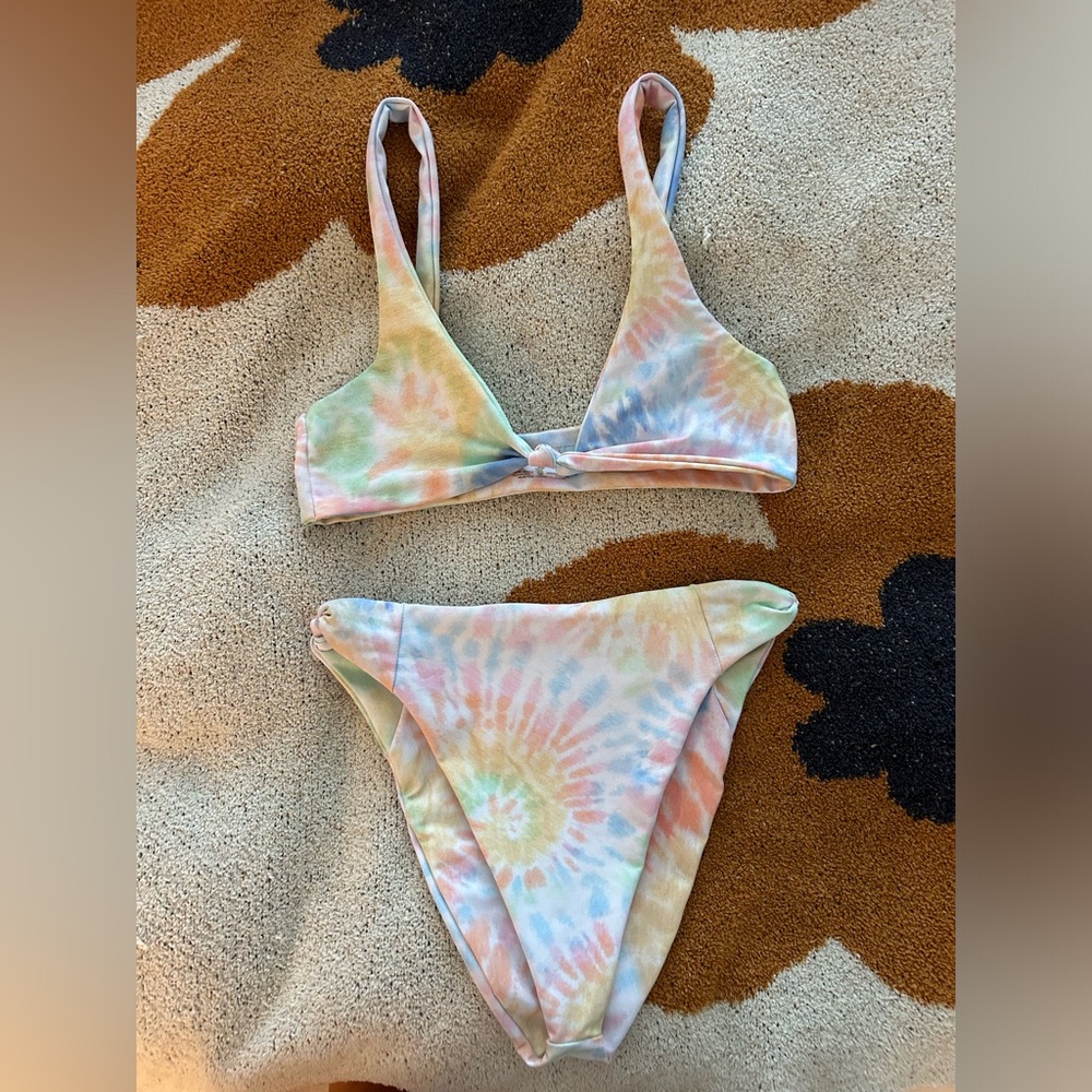 Skatie Multicolor Tie-Dye Bikini